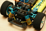 TT-01E rear suspension unit with Type R stabiliser