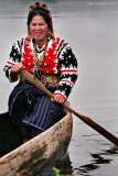 Tboli woman in banca