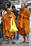 Monks in the street