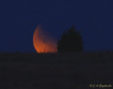 moon eclipse setting 26Jun2010