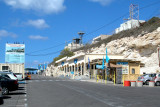 Rosh Hanikra: The station to take the cable car down to view the sea grottoes - at the Lebanese border.