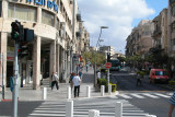 Hadar in Haifa: Main shopping area - looks like it could be in any city anywhere, except for the signs :-)
