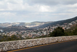 We had just driven through the Arab Village shown in this photo to reach the road above it.