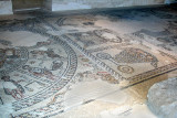 Zippori: Mosaics on the floor of a synagogue built in the 5th century c.e. seen in the previous two photos.