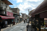 Jerusalem Street – main street in Tzfat. We had coffee in the outdoor café on the right – see next photo.