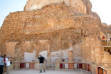 Moshe on the lowest terrace of King Herod’s Northern Palace (built around 30 b.c.e.) on Masada.