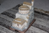 Model: Bottom two terraces of King Herod’s Northern Palace. The lowest terrace here is shown in the previous photo
