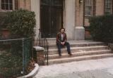 Richard in front of 410 Westminster Road, Brooklyn (1980's), where he was raised. Same spot as previous photo.