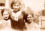 Left to right: Aunts Rosie, Lilly and Clara - mother's sisters (circa 1930)