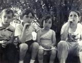 Left to right:  Cousins Ronnie, Sara, Marcia and Lenny - mothers side (circa 1950)