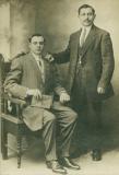 Grandpa Charles (on the right) with his brother Hersch (father's side) (circa  1915)