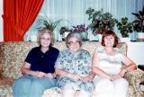 Left to right: Lilly, Betty (Hildas sisters) and Hilda (Richards mother) 1977