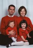 Gretchen and Steve, and grandchildren Addy (left) and Hallie (12-05)