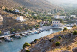 The village of Rina at the head of Vathys harbour