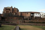 The Coricancha Temple, with Cathedral of Santo Domingo Above