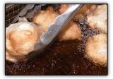 frying dutch oily balls