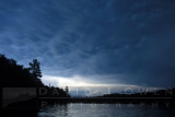 9372 Mammutus clouds over Birch Lake
