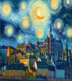 AFTER:  Tribute To Vincent - Stockholm Starry Night