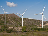 Windmill turbines just south of Provo