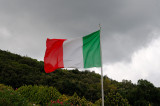 Tricolour Flag at the Polish Cemetery Montecassino