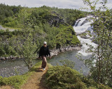 Gustaf at Handl Rapids.