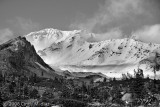 Shasta, Green Bute foreground, Casaval Ridge Background, From Old Ski Bowl