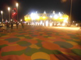 Olympic Stadium late at night