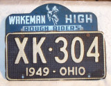 XK-304 license plate