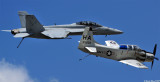 Heritage Flight - F-18F and EA-1E