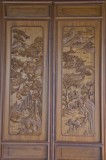 Hand Carved wood paneling