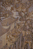 Hand Carved wood paneling
