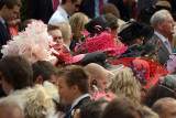Pink and Red Hats Royal Ascot