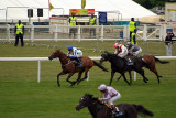 Forgotten Voice (near side) Winning the Royal Hunt Cup, Royal Ascot
