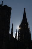 Silhouette of St Vitus Cathedral Prague