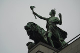 Building Detail - Man and Lion