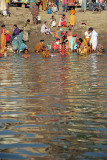 Bathing in the Ganges