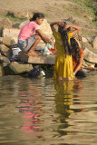 Girls Washing in the River