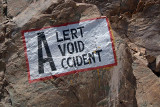 094 Safety Sign Spiti Valley