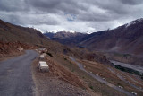 The Road Down from Dhankar