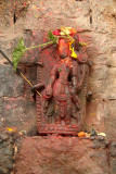 Holy Figure in Wall with Offerings