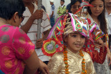 Young Boy Dressed as Cow Gai Jatra