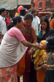 Young Boy Drinking Milk Gai Jatra