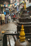 Shrines in Kathmandu Street