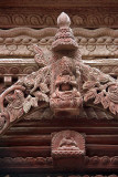Carved Figures on Temple in Durbar Square 02
