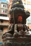 Buddhist Statue in Kathmandu Streets