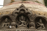 Buddhist Carvings on Stupa Patan