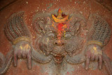 Carving on Shrine Kathmandu