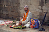 Brahmin on Ghat at Pashupatinath 02
