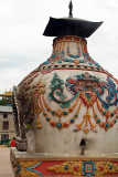 Detail at Boudha Stupa