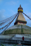 Monk at Boudha Stupa